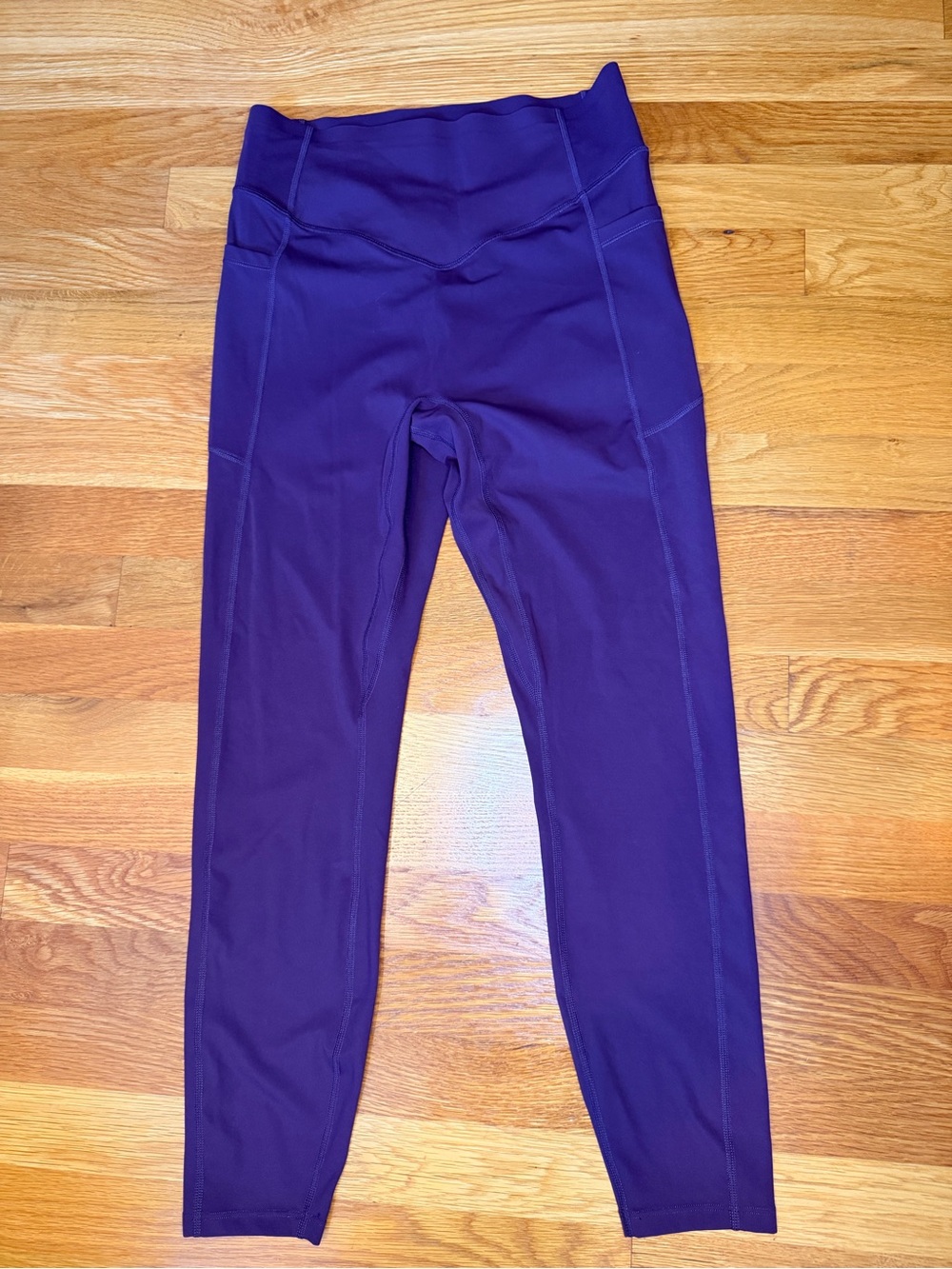 NWOT Halara Purple High Waist Scrunch Butt Pocket Leggings Size M